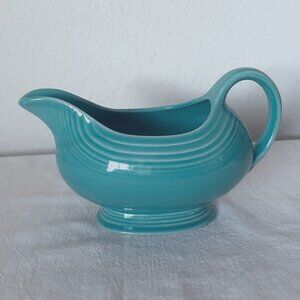 Fiesta Turquoise Gravy Boat Ceramic